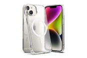 Mobiel - Covers & Cases - Ringke Fusion Magnetic Magnetic Rigid Case with Gel Frame for iPhone 14 Plus Translucent (MagSafe Compatible) - 8809881263298