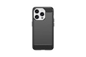 Mobiel - Covers & Cases - Hurtel Flexible Carbon Pattern Case for iPhone 15 Pro Carbon Case - Black - 5907769356483