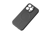 Mobiel - Covers & Cases - Hurtel MagSafe Compatible Silicone Case for iPhone 15 Plus Silicone Case - Black - 5907769356834