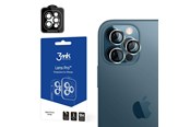 Mobiel - Beschermend glas - 3mk Lens Protection Pro iPhone 12 Pro Camera lens protection with mounting frame 1 pc. - 5903108452335