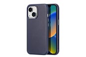 Mobiel - Covers & Cases - Dux Ducis Naples iPhone 14 Plus Magnetic Leather MagSafe Case Blue - 6934913034668