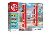 Houten speelgoed - Heros Play & Learn – Houten racebaan met 4 auto's - HE0014