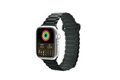 Smartwatch - Accessoires - Dux Ducis Strap (Armor Version) Apple Watch Ultra Strap SE 9 8 7 6 5 4 3 2 1 (49 45 44 42 mm) Silicone Magnetic Band Bracelet Green - 6934913035467