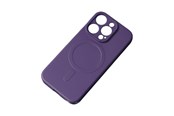 Mobiel - Covers & Cases - Hurtel MagSafe Compatible Silicone Case for iPhone 15 Plus Silicone Case - Purple - 5907769356896