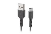 USB-kabel - SBS TECABLETC220K USB-A - USB-C Cable 2 m - Black - TECABLETC220K