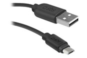 USB-kabel - SBS TECABLEMICRO2K USB-A - Micro-USB Cable 2 m - Black - TECABLEMICRO2K