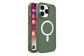 Mobiel - Covers & Cases - Hurtel Magnetic Color Matte Case for iPhone 15 Plus - Green - 5907769357138