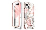 Mobiel - Covers & Cases - SUPCASE Cosmo Case for iPhone 14 Plus - Pink Marble - 843439119406