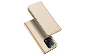 Mobiel - Covers & Cases - Dux Ducis Skin Pro Case Xiaomi 13 Pro Flip Cover Card Wallet Stand Gold - 6934913031681