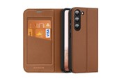 Mobiel - Covers & Cases - Dux Ducis Skin X2 Samsung Galaxy S23+ Case Flip Cover Wallet Stand Brown - 6934913031445