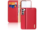 Mobiel - Covers & Cases - Dux Ducis Hivo Samsung Galaxy S23+ Flip Case Wallet Stand RFID Lock Red - 6934913031773