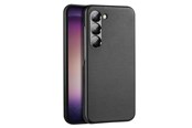 Mobiel - Covers & Cases - Dux Ducis Grit Samsung Galaxy S23+ Elegant Faux Leather Case Black - 6934913030363