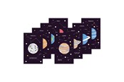 Creatief spelen - PlayMais Mosaic Cards Decorate Solar System - 161010.25
