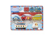 Puzzels - Melissa & Doug Wooden Chunky Puzzle Vehicles Hout - 3725/50227