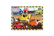 Puzzels - Melissa & Doug Wooden Chunky Puzzle Construction Hout - 3726/50296
