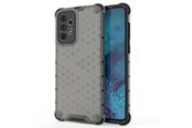 Mobiel - Covers & Cases - Hurtel Honeycomb Case Armored Cover with a Gel Frame for Samsung Galaxy A73 Black - 5907769339738
