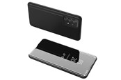 Mobiel - Covers & Cases - Hurtel Clear View Case Flip Cover for Samsung Galaxy A73 Black - 5907769340031