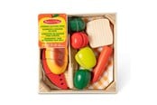 Houten speelgoed - Melissa & Doug Food Play Wooden Cutting Food - 6074881