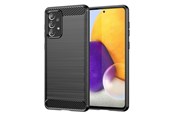 Mobiel - Covers & Cases - Hurtel Carbon Case Flexible TPU Cover for Samsung Galaxy A73 Black - 5907769341397