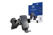 Mobiel - Overige accessoires - 3mk Drive & Charge car phone holder for grille/window/cockpit with inductive charger - black - 5903108487139