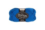 Creatief spelen - Creativ Company Cotton yarn Size 8/8 L: 80-85 M Cobalt Blue - 50gr. - 461270