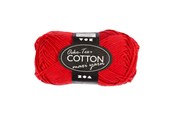 Creatief spelen - Creativ Company Cotton yarn Size 8/8 L: 80-85 M Dark red - 50gr. - 461240