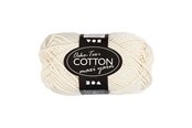 Creatief spelen - Creativ Company Cotton yarn Size 8/8 L: 80-85 M Off-White - 50gr. - 461030