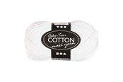 Creatief spelen - Creativ Company Cotton yarn Size 8/8 L: 80-85 M White - 50gr. - 461020