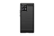 Mobiel - Covers & Cases - Hurtel Carbon Case Silicone Case for Motorola Edge 40 Pro - Black - 5907769358661