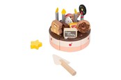 Houten speelgoed - Classic World Wooden Chocolate Cake - 50635