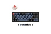 Toetsenbord - Keychron Q7 QMK Wired - Gateron G Pro Red - Gaming Toetsenbord - Zonder Numpad - Noords - Zwart - Q7-M1-BO