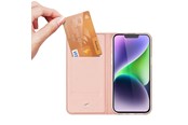 Mobiel - Covers & Cases - Dux Ducis iPhone 15 Plus Case Cover with Flip and Wallet  Skin Pro - Pink - 6934913025406