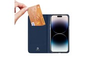 Mobiel - Covers & Cases - Dux Ducis iPhone 15 Pro Max Flip Case and Wallet  Skin Pro - Blue - 6934913025451