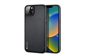 Mobiel - Covers & Cases - Dux Ducis Fino Case Cover Covered With Nylon Material iPhone 14 Plus Black - 6934913036822