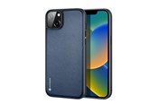 Mobiel - Covers & Cases - Dux Ducis Fino Case Cover Covered With Nylon Material iPhone 14 Plus Blue - 6934913036839