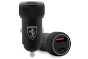 Mobiel - Adapters & Opladers - Ferrari PD-QC 3.0 20W Fast Charge Car Charger - Black - 3666339121266