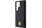 Mobiel - Covers & Cases - Ferrari Carbon Stitched Bottom Case for Samsung Galaxy S24 Ultra - Black - 3666339242589