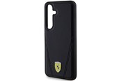 Mobiel - Covers & Cases - Ferrari Hot Stamp V Lines MagSafe Case for Samsung Galaxy S24+ - Black - 3666339242480