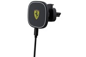 Mobiel - Adapters & Opladers - Ferrari 2023 Collection MagSafe Inductive 15W Car Charger for Air Vent - Black - 3666339170318