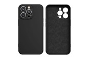 Mobiel - Covers & Cases - Hurtel Silicone Case for Samsung Galaxy A14 5G / Galaxy A14 Silicone Cover Black - 9145576273098
