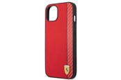 Mobiel - Covers & Cases - Ferrari On Track Carbon Stripe Case for iPhone 13 mini - Red - 3666339026479
