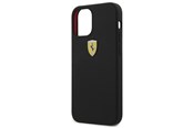 Mobiel - Covers & Cases - Ferrari On Track Silicone Case for iPhone 12 mini - Black - 3700740483466