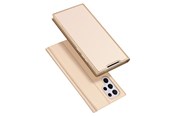 Mobiel - Covers & Cases - Dux Ducis  Skin Pro Holster Case Flip Cover Samsung Galaxy S22 Ultra Gold - 6934913044117