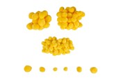 Creatief spelen - Colorations - Mini Pompoms Yellow 100pcs. - CH3POMYE