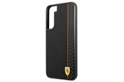 Mobiel - Covers & Cases - Ferrari On Track Carbon Stripe Case for Samsung Galaxy S22+ - Black - 3666339044800