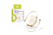 USB-kabel - Mobile Origin 100W Retractable Cable Box USB-C to USB-C CB7 Beige - MO-CB7-BG