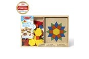 Houten speelgoed - Melissa & Doug Wooden Pattern Blocks and Boards - 6073147