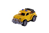 Speelgoedauto - Cavallino Toys Trendy Jeep Geel Horse 22cm - 4152WD01
