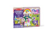 Puzzels - Melissa & Doug Chunky Puzzle Unicorn Hout - 6074501