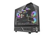 Case - Darkflash DS950V Computer Case with Display + 6 Fans - Case - Zwart - DS950 SCRN BLK +6F